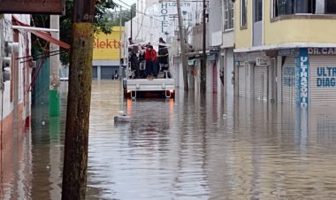 Nuevamente lluvias dejan anegaciones en Tula