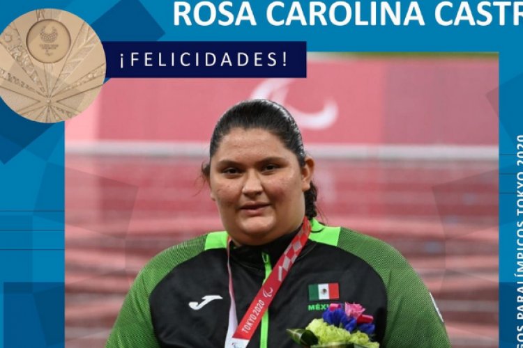 Tokio 2020: Rosa Castro gana la medalla 22 para México en lanzamiento de disco
