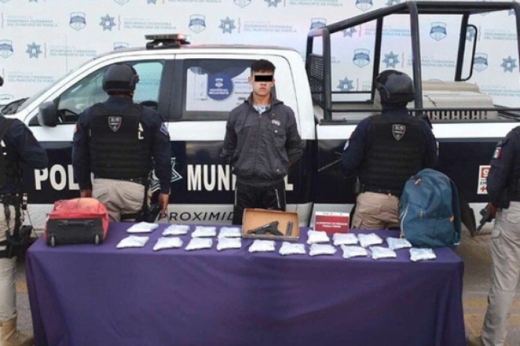 Capturan a estudiante en Puebla con arsenal