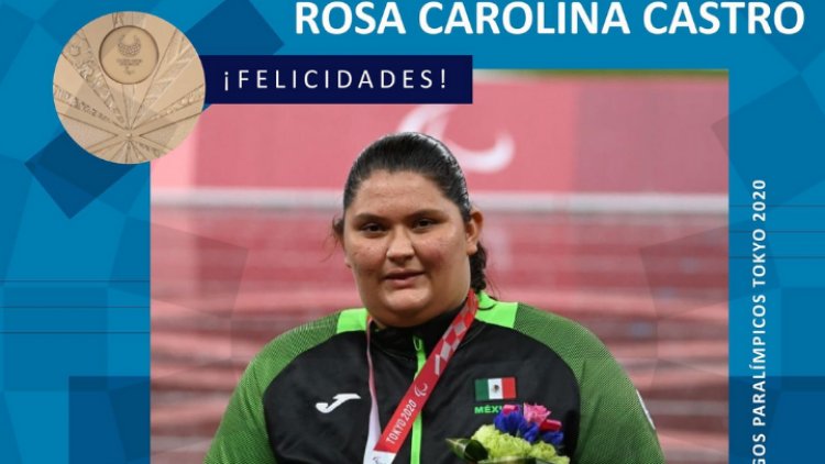 Tokio 2020: Rosa Castro gana la medalla 22 para México en lanzamiento de disco