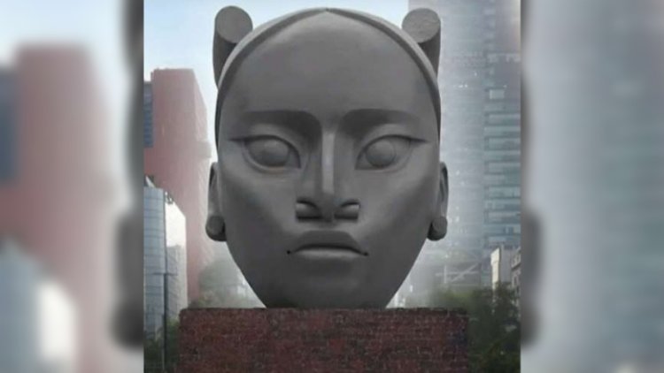 ´Tlati´, escultura de mujer Olmeca sustituirá la de colón