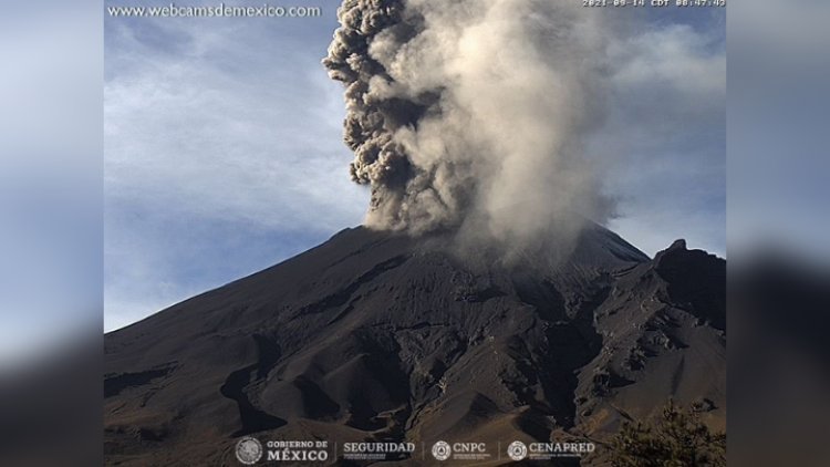 Popocatépetl presenta dos explosiones
