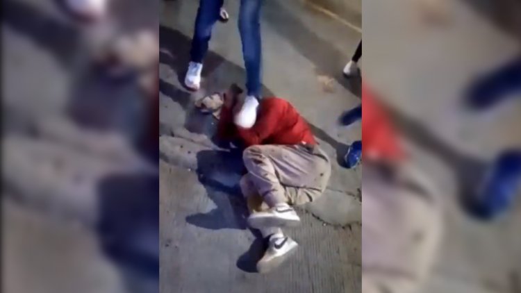 Video: Dan brutal golpiza a ladrón en Coacalco