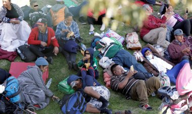 Con 837 personas, caravana migrante llega a Puebla