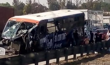 Carambola en la México-Querétaro; hay 14 heridos