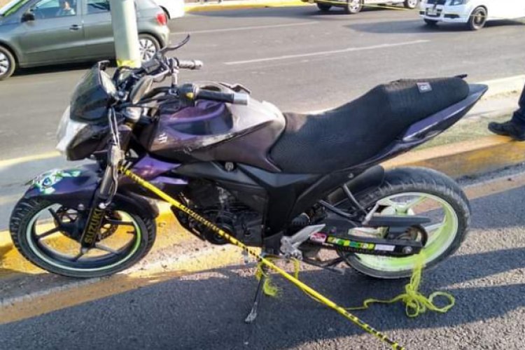 Muerte atropellado motociclista por Mexibús