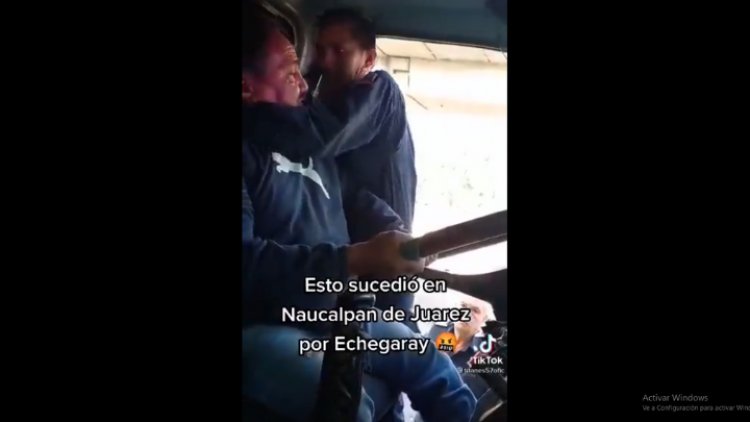 Graban abuso policial en Naucalpan