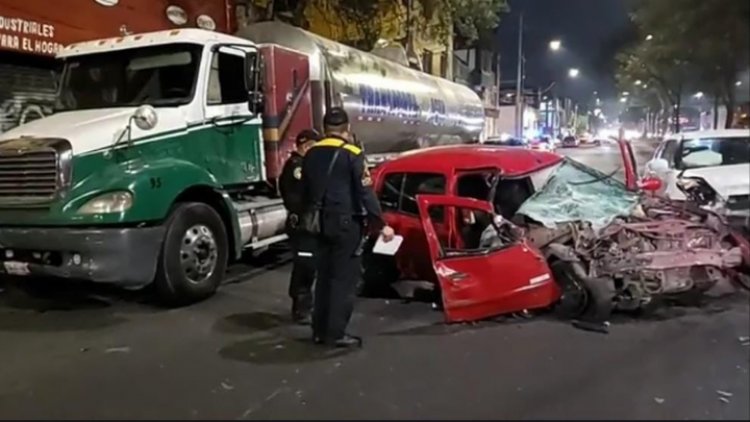 Choque deja un muerto en Calz. Ignacio Zaragoza