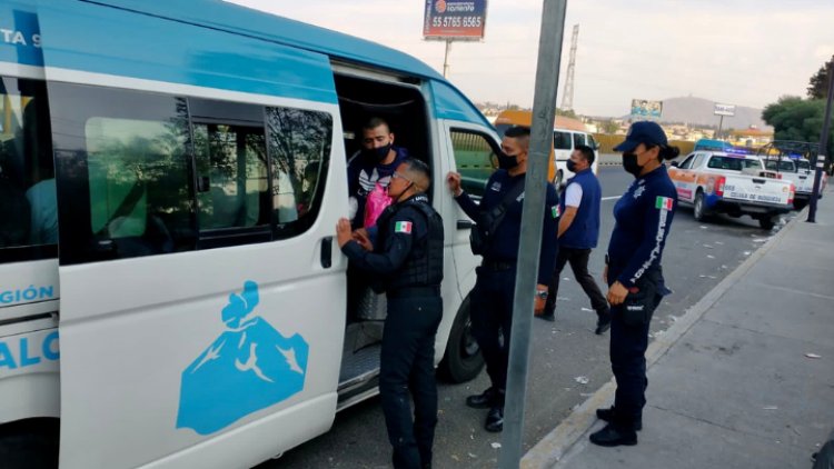 Edil de Valle de Chalco aplica el operativo “Ciudadana y ciudadano seguro con perspectiva de género” en el transporte público