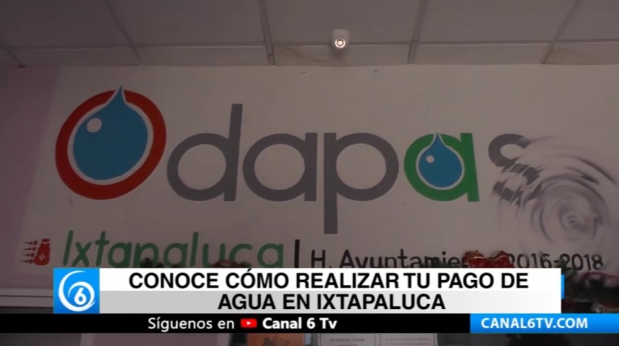 Conoce cómo realizar tu pago de agua en Ixtapaluca