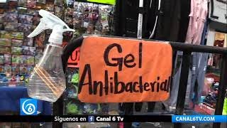 Comerciantes piden trabajar tras nulo apoyo del gobierno de Puebla por el semáforo rojo