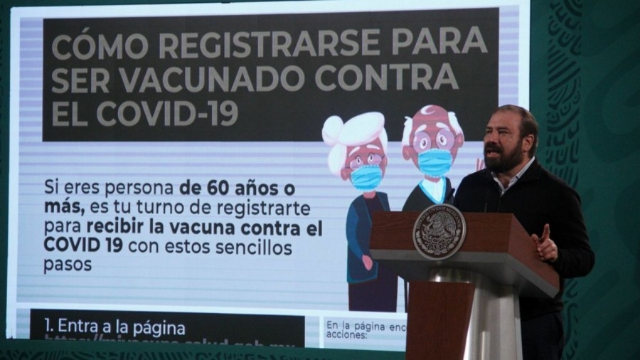 Abren registro para vacunar adultos mayores contra el Covid-19