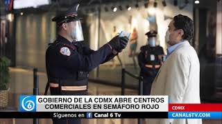 Gobierno de la CDMX abre centros comerciales en semáforo rojo