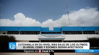 Cutzamala en su nivel más bajo de los últimos 25 años; CDMX y Edomex serán afectados