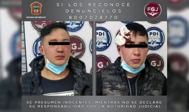 Procesan a dos extorsionadores en Ecatepec