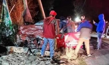 Accidente automovilístico en Pachuca