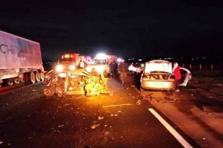 Carambola en la México-Tuxpan deja un muerto y 5 vehículos dañados
