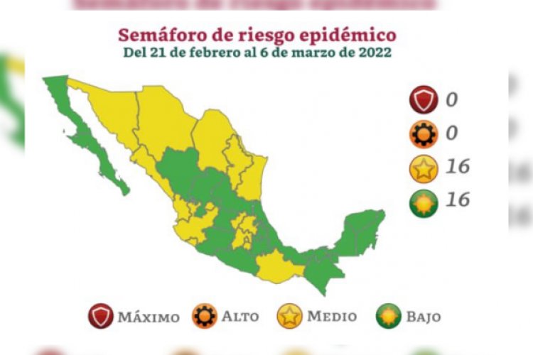 Semáforo Covid-19: México se divide en amarillo y verde