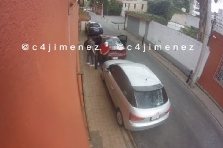 VIDEO | Les falla el auto a ladrones al intentar escapar