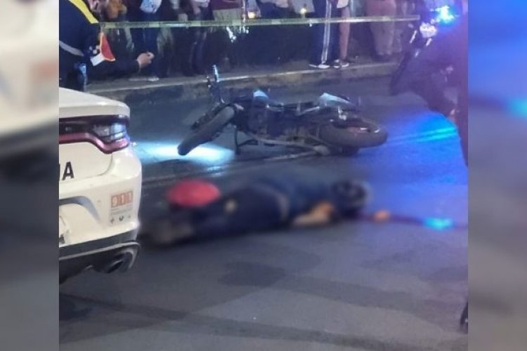Motociclista muere sobre avenida Tláhuac