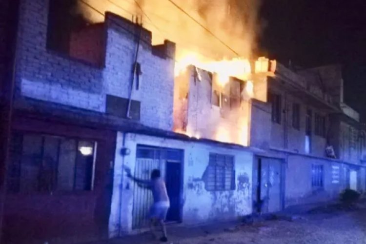 Sofocan incendio en casa de Valle de Chalco