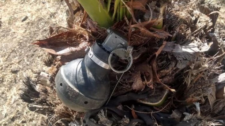 Dejan granada afuera de escuela en Chimalhuacán