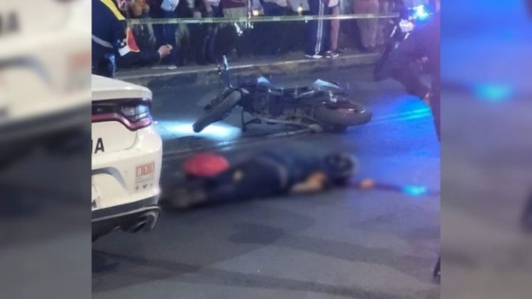 Motociclista muere sobre avenida Tláhuac
