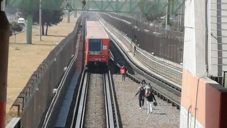 Suspenden servicio del Metro en Línea B