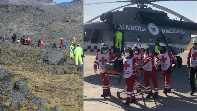 Alpinista sufre fuerte lesión en el Iztaccíhuatl