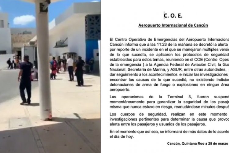 Este es el motivo del caos en Aeropuerto de Cancún