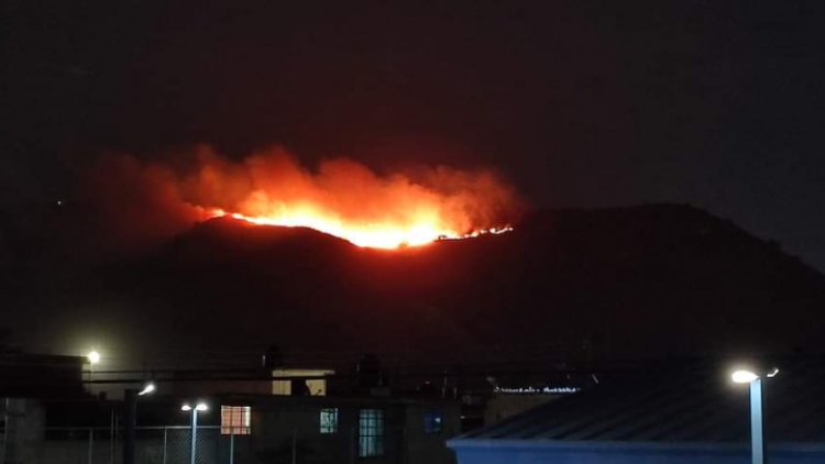 Sofocan fuerte incendio en Cerro del Elefante