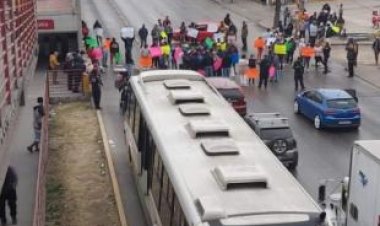 Línea 1 del Mexibús queda suspendida de actividades por bloqueo de manifestantes en Tultitlan