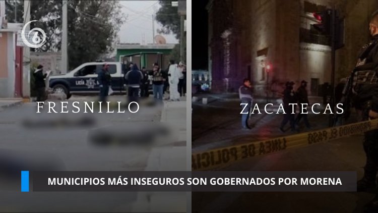 Estas son las ciudades de México donde sus habitantes se sienten más inseguros