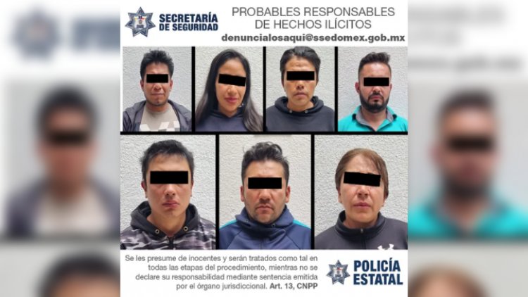 Caen siete personas por robo a casa habitación en Nicolás Romero