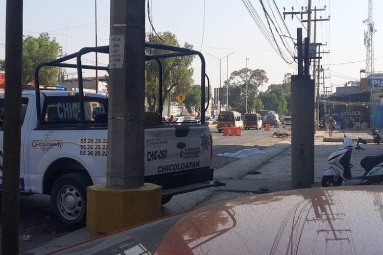 Fallece motociclista tras ser arrollado en la México-Texcoco