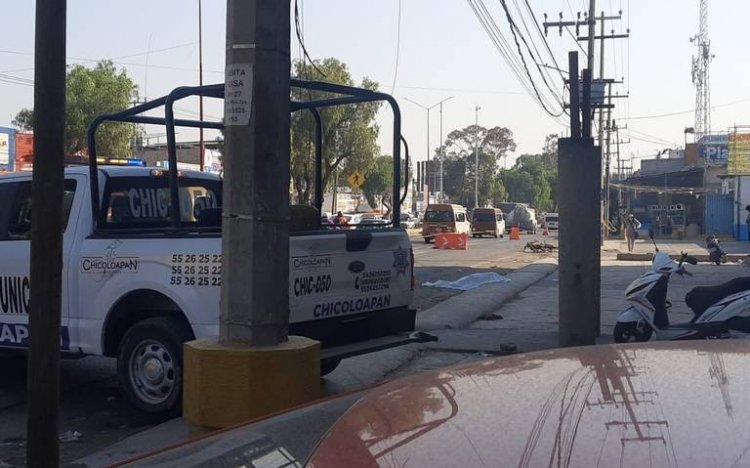 Fallece motociclista tras ser arrollado en la México-Texcoco