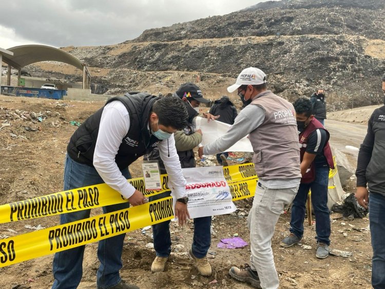 Clausuran relleno sanitario en Chimalhuacán