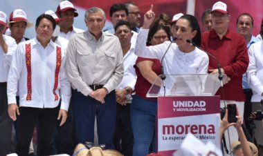 Corcholatas seguirán asistiendo a mítines de Morena, advierte Mario Delgado... aunque violen la ley electoral