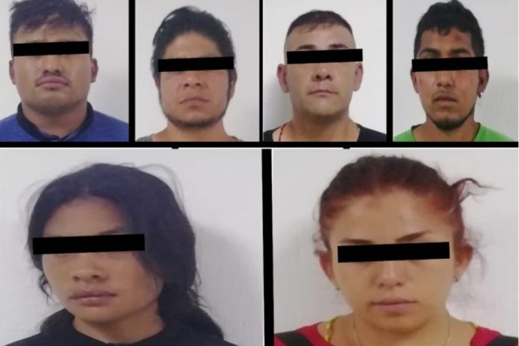 En Chimalhuacán, detienen a seis personas en flagrancia de robo a vivienda