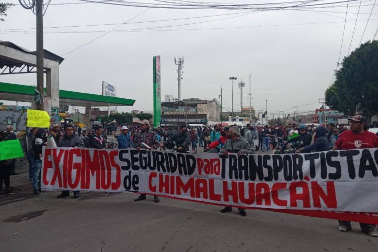 Gobierno de Morena en Chimalhuacán extorsiona y balacea a transportistas; habitantes piden seguridad