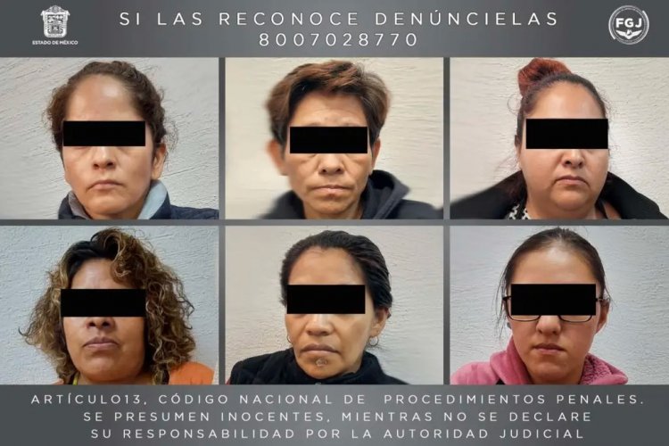 Tras cateos en Chalco , detienen a seis mujeres y aseguran 600 dosis de droga y 230 litros de combustible 