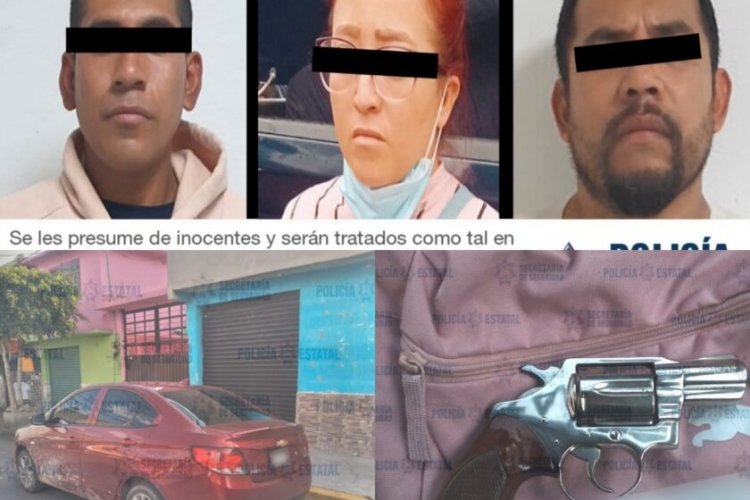 Detienen a tres por asaltar a chofer de transporte público en Chimalhuacán