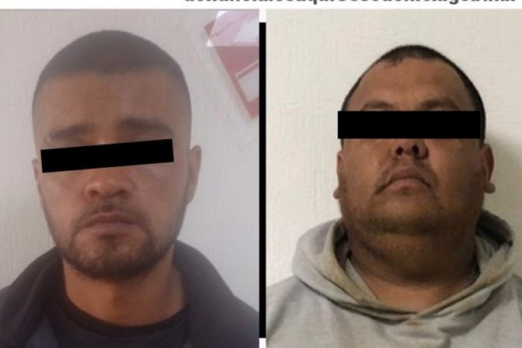 Autoridades de Texcoco detienen a dos sujetos involucrados en homicidio calificado