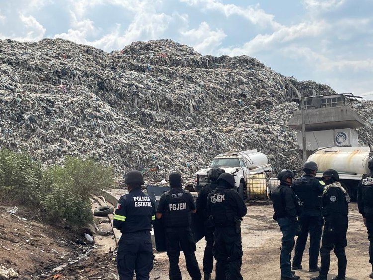 Clausuran tiradero de basura en Tepotzotlán