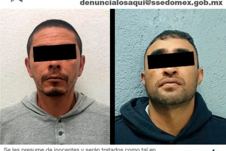 Autoridades del Edomex detienen a dos presuntos narcomenudistas