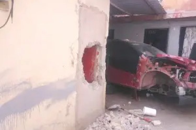 En Ecatepec, abren boquete en muro de una casa para entrar a robar