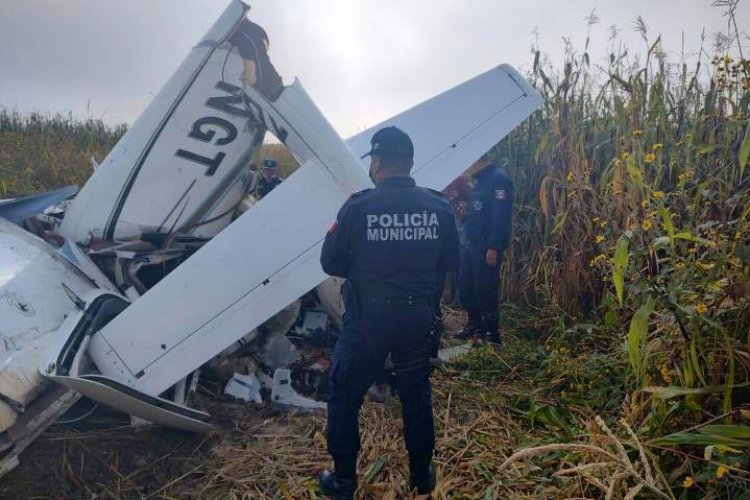 Caída de avioneta en Otzolotepec deja 3 muertos