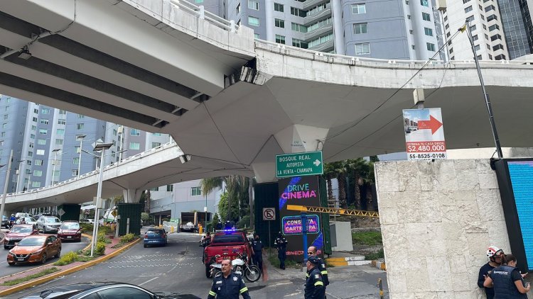 Cierran vialidad en Huixquilucan por afectación del sismo