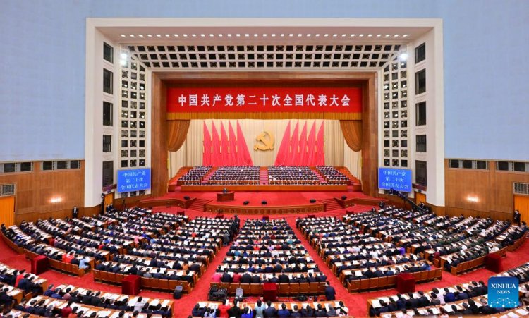 Pie de foto: Salón del Pueblo, en Beijing. Desde 1982, los congresos del PCCh se han realizado una vez cada cinco años en este recinto.