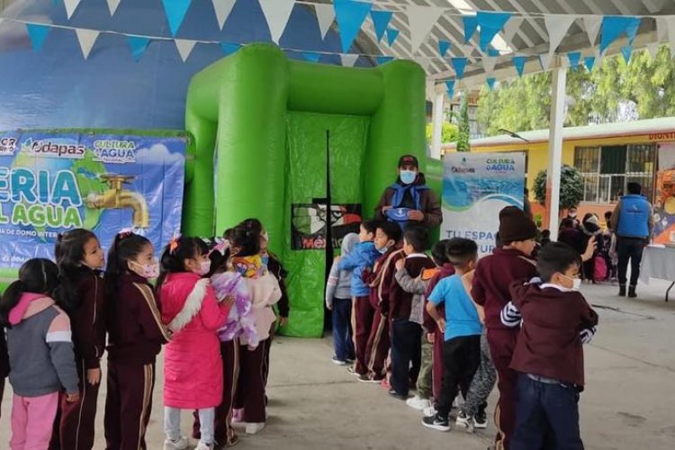 Feria del Agua en Tecámac; niños aprenden a cuidar el vital líquido
